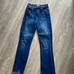 Mother The Hustler ankle fray in balls of yarn, as new worn once